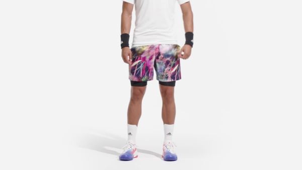 Adidas Melbourne Ergo Tennis Graphic Shorts Black