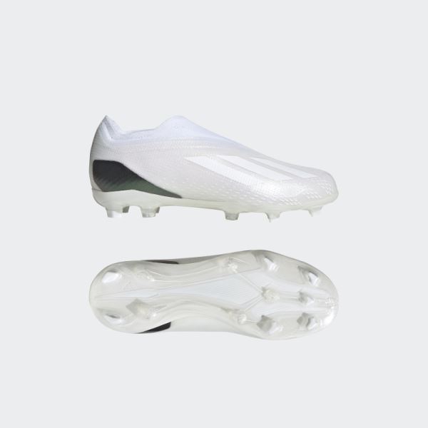 Adidas X Speedportal+ Firm Ground Boots White