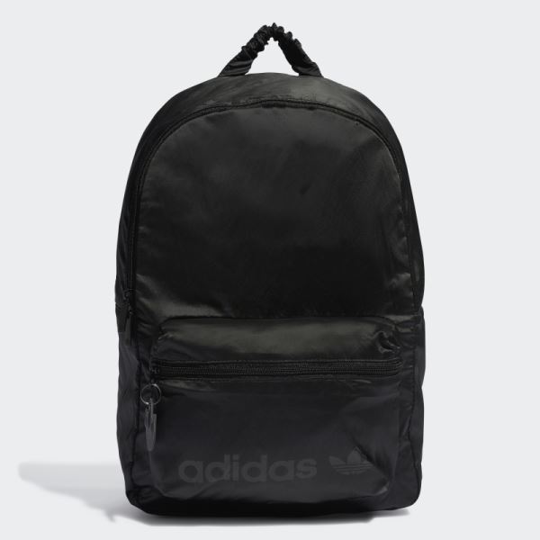 Adidas Black Satin Classic Backpack