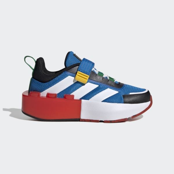Adidas x LEGO Tech RNR Elastic Lace and Top Strap Shoes Hot Shock Blue