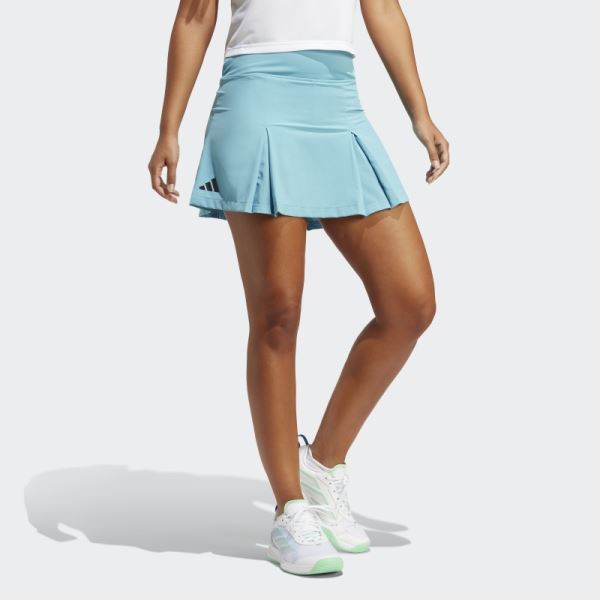 Adidas Club Tennis Pleated Skirt Blue