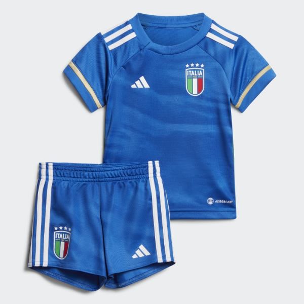 Adidas Italy 23 Home Baby Kit Blue