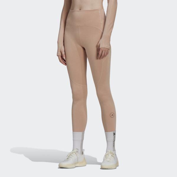 Adidas by Stella McCartney 7/8 Yoga Leggings Ash Pearl Hot