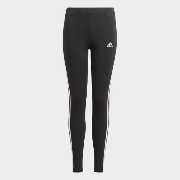 Adidas Essentials 3-Stripes Leggings Black Fashion