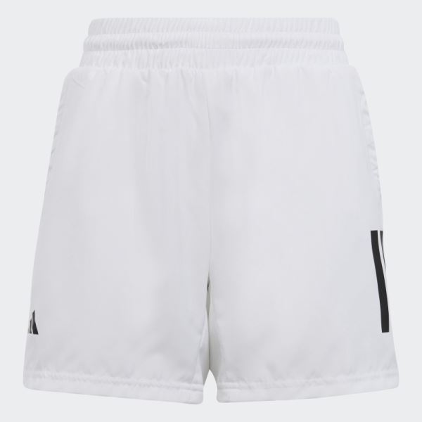 Adidas White Club Tennis 3-Stripes Shorts Fashion