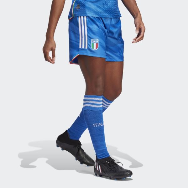 Adidas Italy Women's Team 23 Home Authentic Shorts Blue