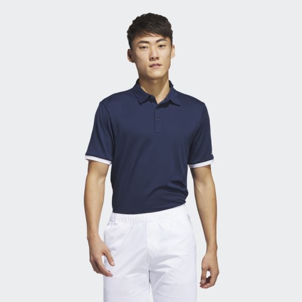 Navy Adidas HEAT.RDY Polo Shirt