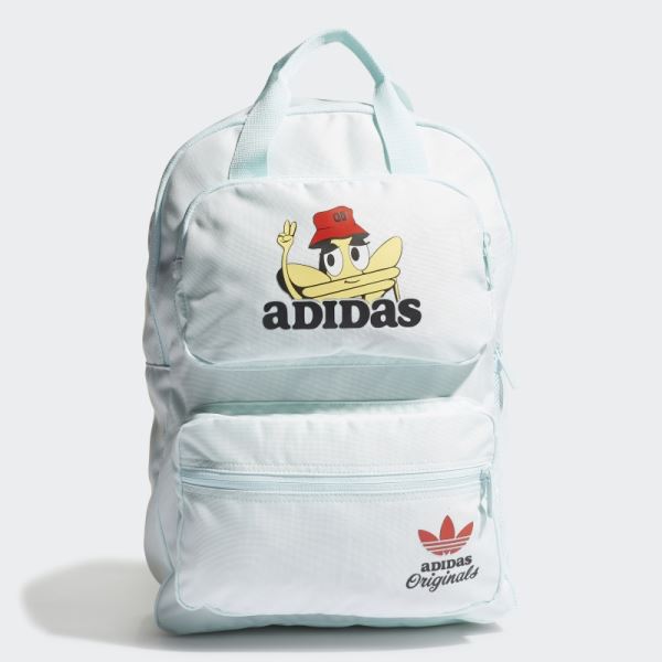 Blue Adidas Fun Trefoil Two-Way Backpack