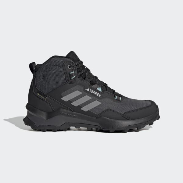 Black Terrex AX4 Mid GORE-TEX Hiking Shoes Adidas