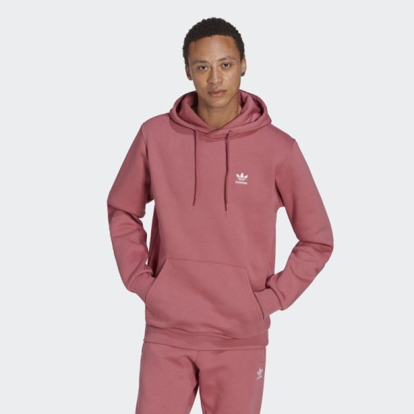 Trefoil Essentials Hoodie Pink Adidas