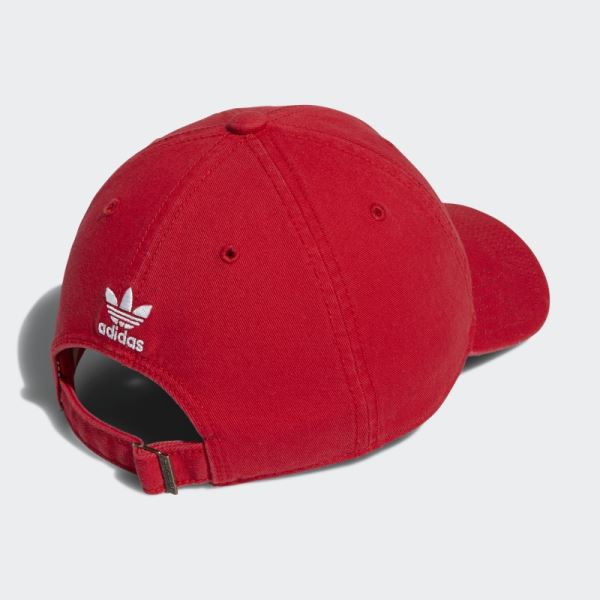 Adidas Relaxed Strap-Back Hat Red