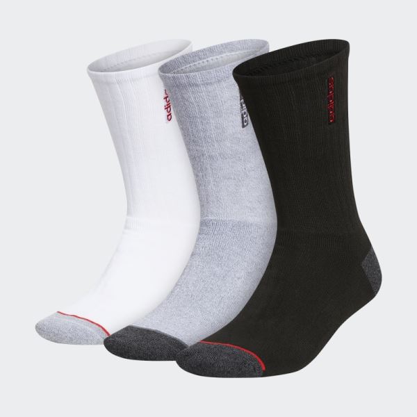 Adidas Classic Cushioned Crew Socks 3 Pairs Black