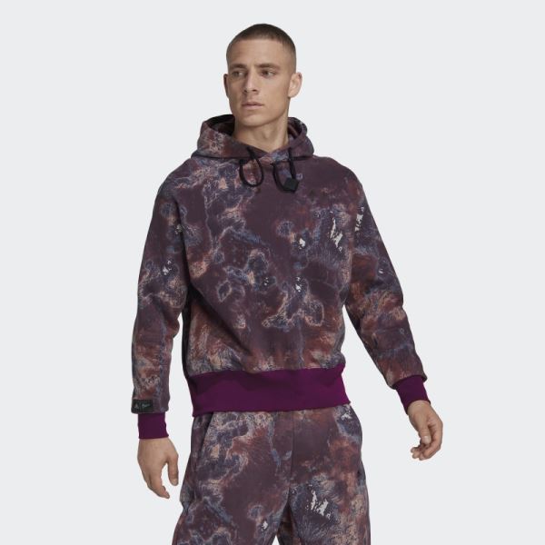 Medium Dark Khaki Parley Hoodie (Gender Neutral) Adidas