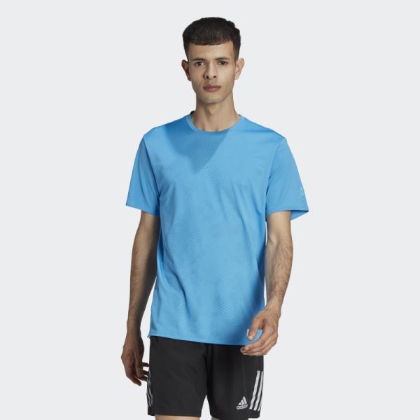 Made to Be Remade Running Tee Blue Adidas