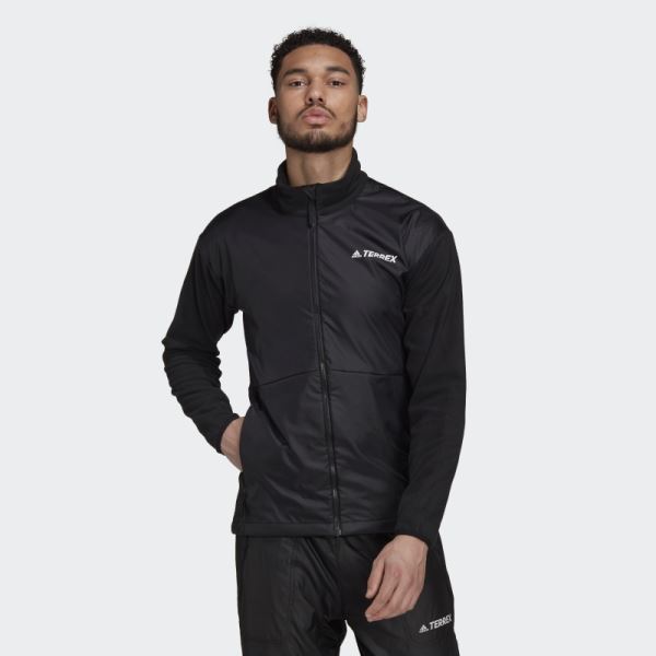 Black Multi Primegreen Wind Fleece Jacket Adidas