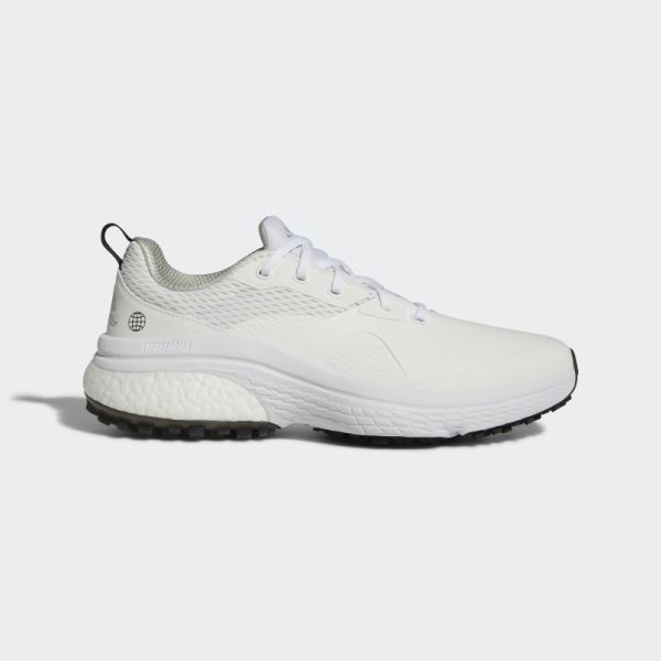 Adidas White Solarmotion Spikeless Shoes