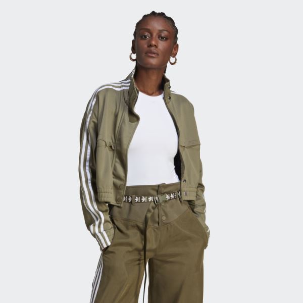 Parley Track Top Adidas Olive