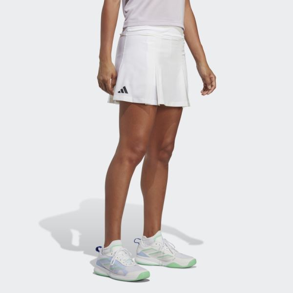 Club Tennis Pleated Skirt Adidas White Fashion