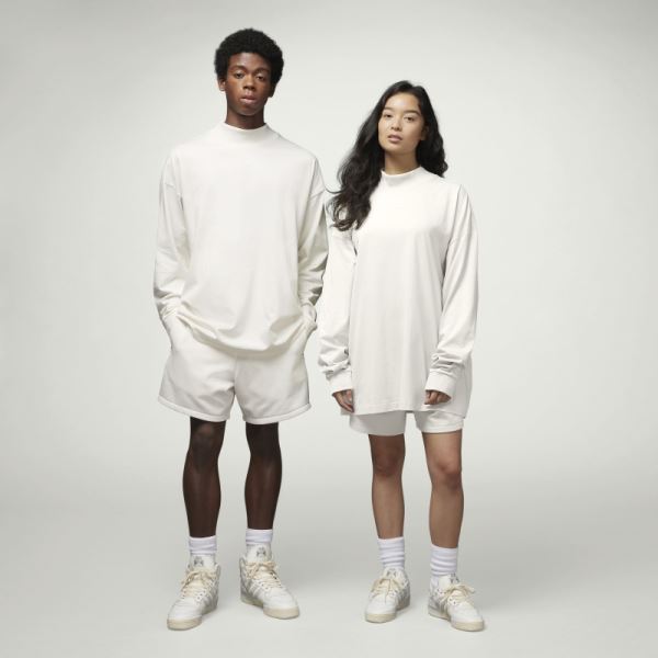 Adidas Basketball Long Sleeve Tee White Fashion