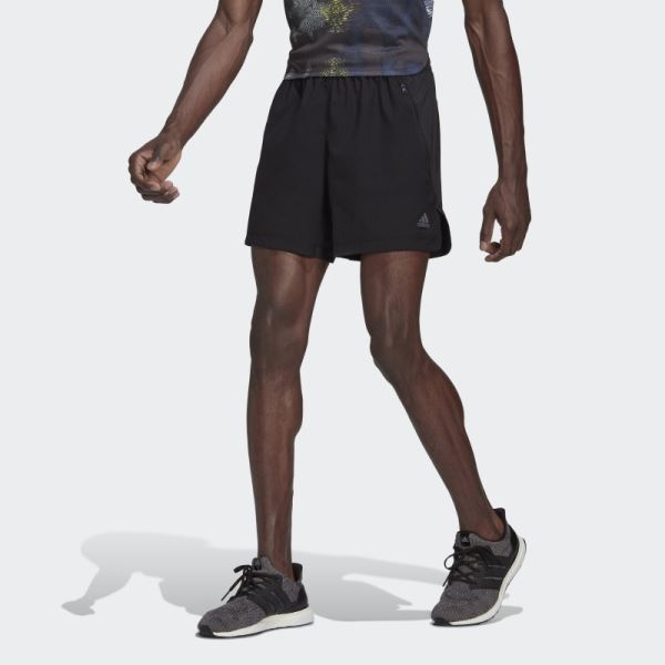 Adidas Black HIIT Mesh Training Shorts