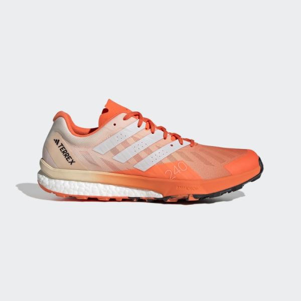 Adidas Orange Terrex Speed Ultra Trail Running Shoes