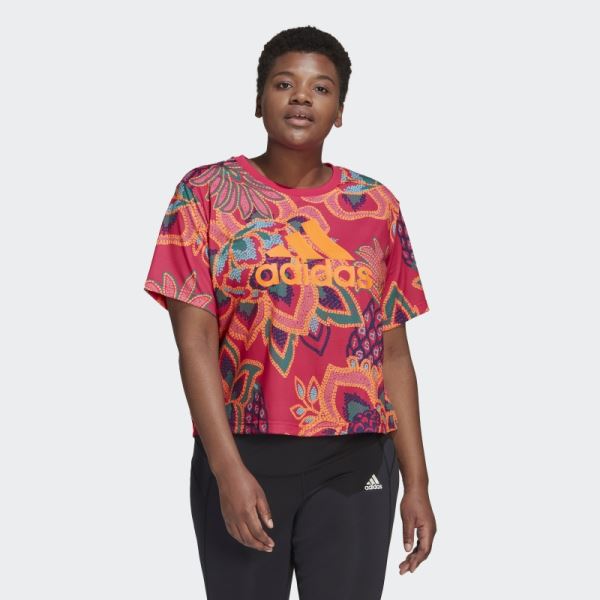 Berry FARM Rio Graphics Tee (Plus Size) Adidas