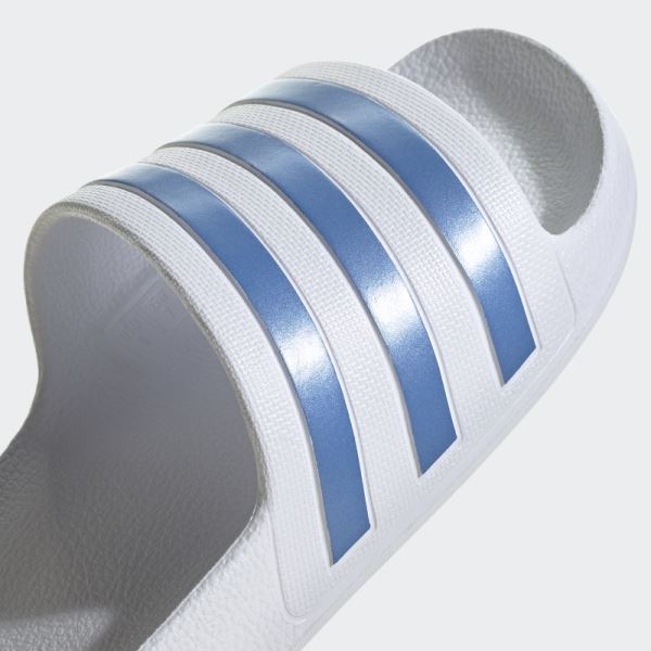 Adidas Adilette Aqua Blue Met Slides