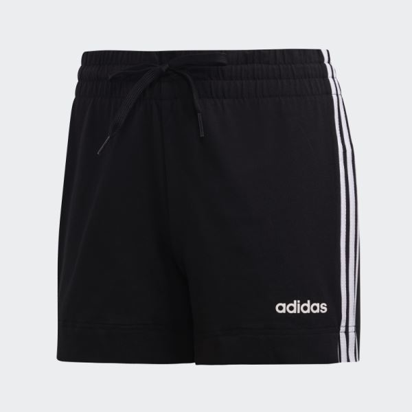 Adidas Essentials 3-Stripes Shorts Black Fashion