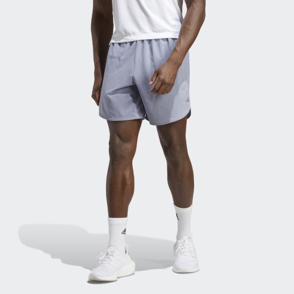 Stylish Designed for Training HIIT Training Shorts Silver Violet Adidas