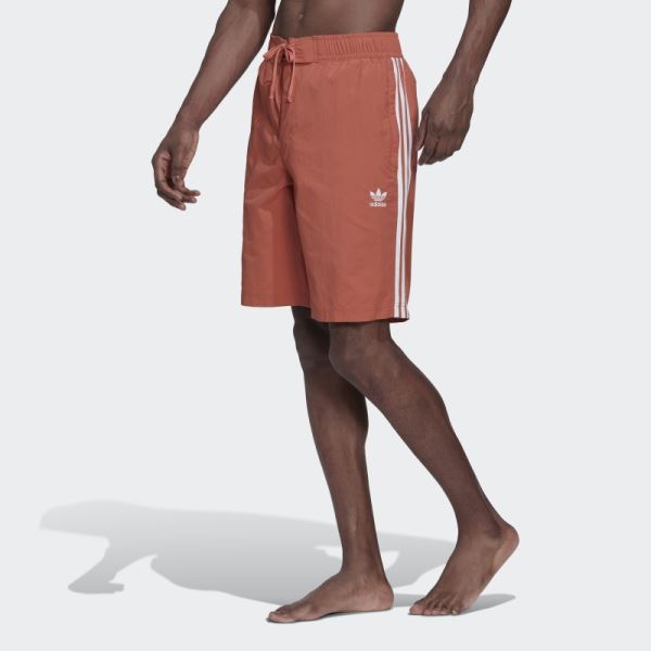 Adicolor 3-Stripes Board Shorts Adidas Earth