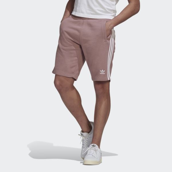 3-Stripes Sweat Shorts Purple Adidas