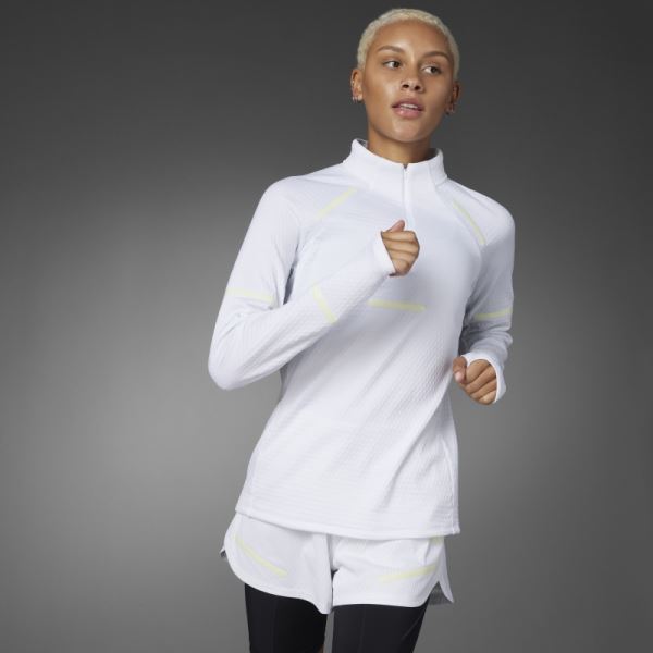 Adidas Reflect At Night X-City Long Sleeve Running Top White