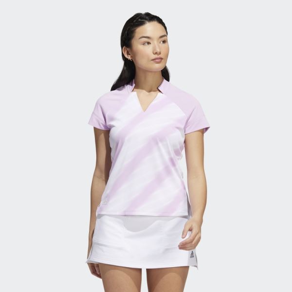 Adidas Lilac HEAT.RDY Polo Shirt