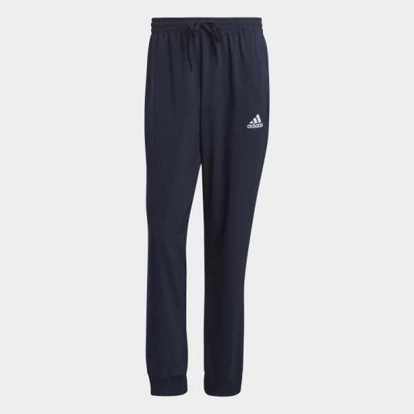 AEROREADY Essentials Stanford Tapered Cuff Embroidered Small Logo Pants Adidas Ink
