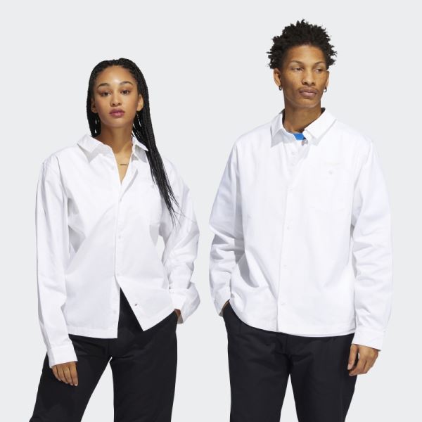 Adidas White Maxallure Coach Shirt (Gender Neutral)