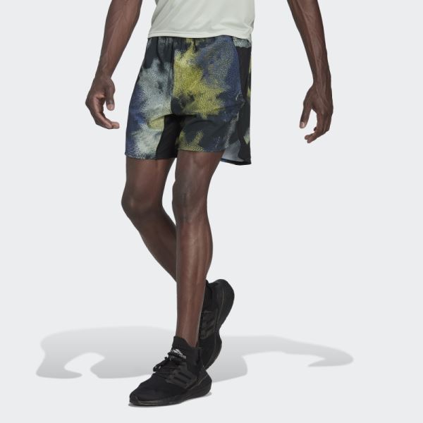 Adidas Multicolor D4T HIIT Allover Print Training Shorts