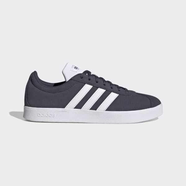 Navy VL Court 2.0 Suede Shoes Adidas