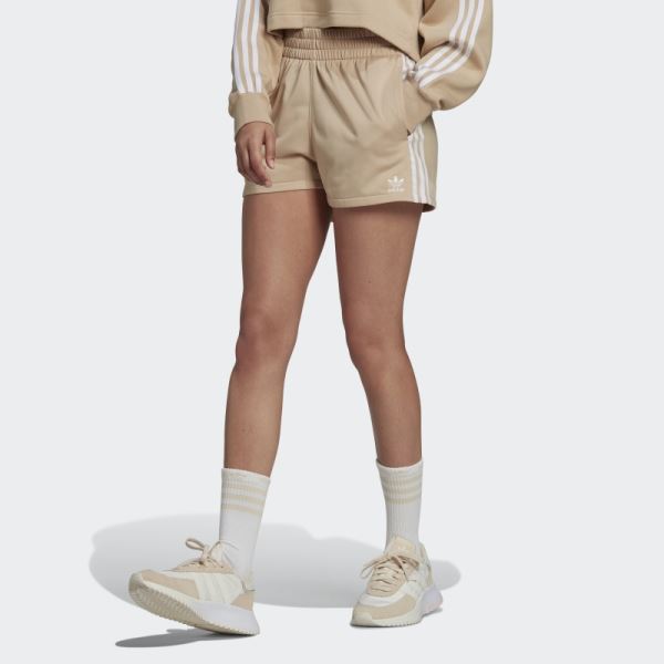 Adidas 3-Stripes Shorts Beige