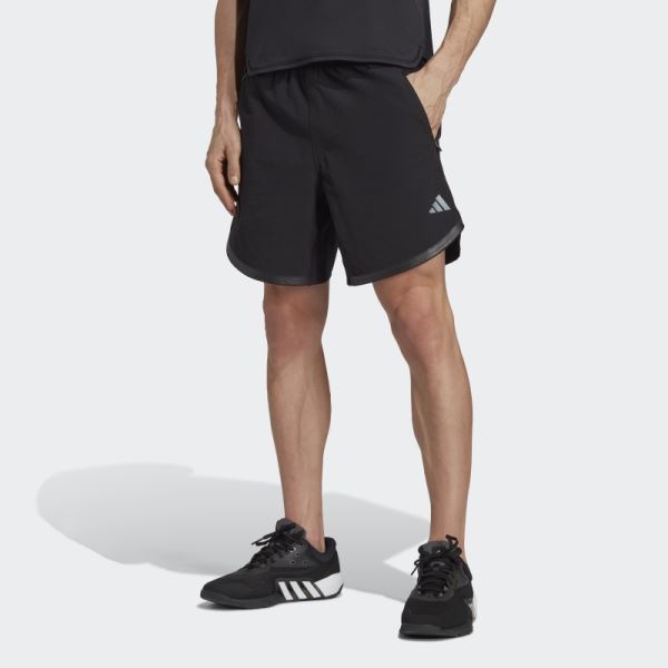Black Adidas Designed for Training CORDURA Workout Shorts