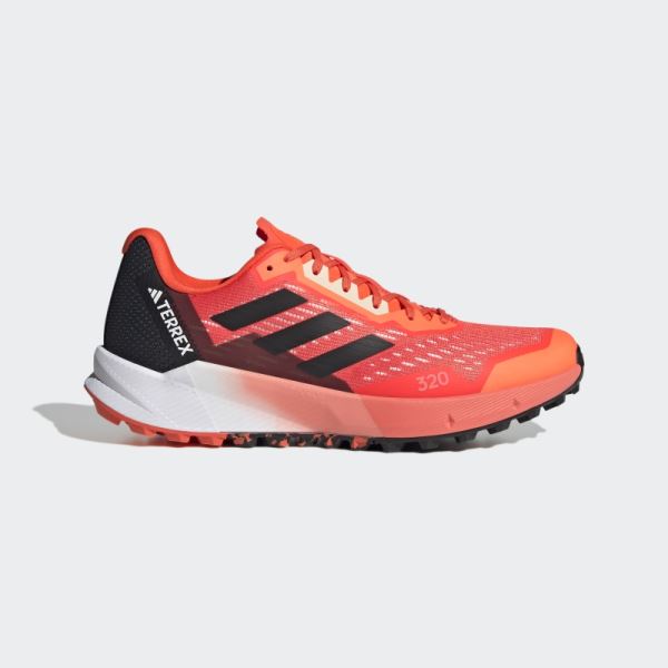 Adidas Orange Terrex Agravic Flow 2.0 Trail Running Shoes