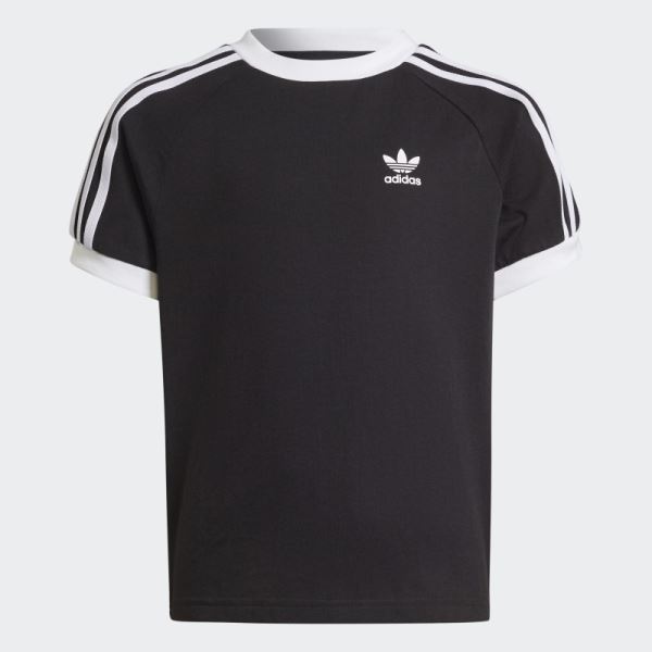 Adicolor 3-Stripes T-Shirt Black Adidas