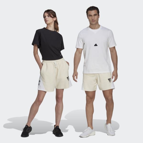 Adidas Reversed French Terry Shorts (Gender Neutral) Undyed
