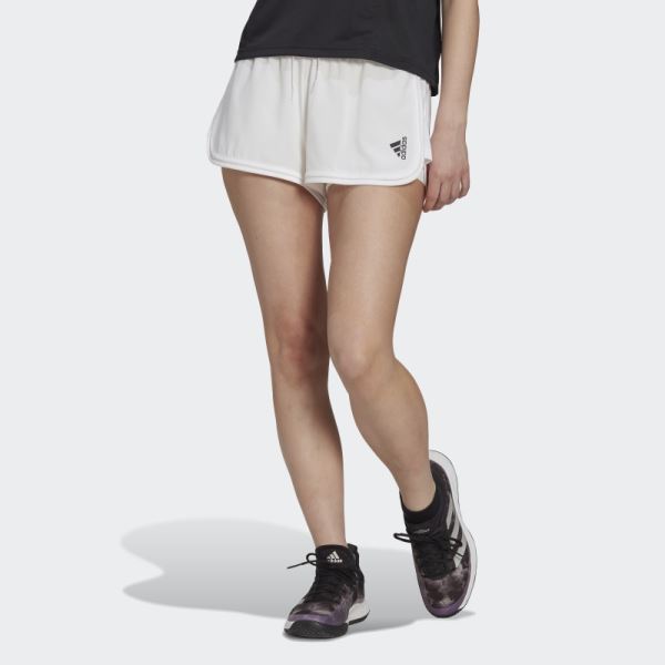 White Adidas Club Tennis Shorts