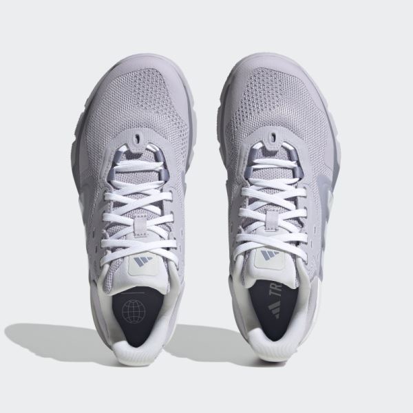 Silver Violet Adidas Dropset Trainer Shoes