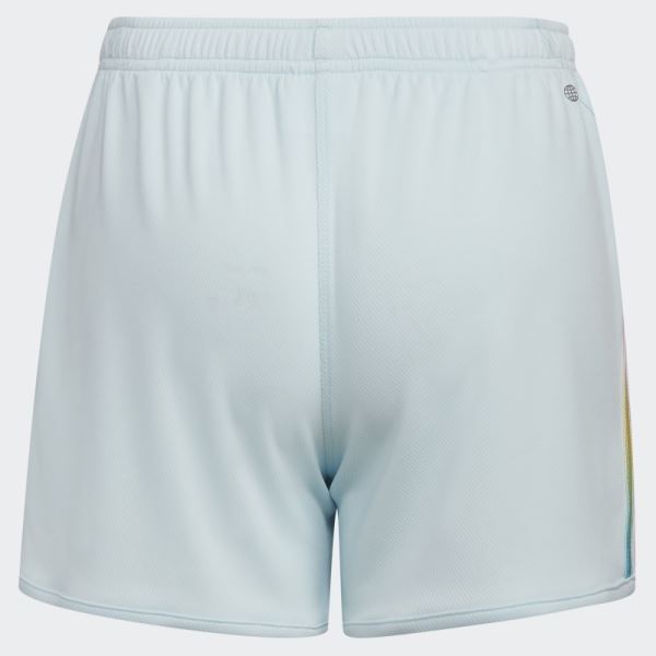 Blue Gradient Stripe Mesh Shorts (Extended Size) Adidas