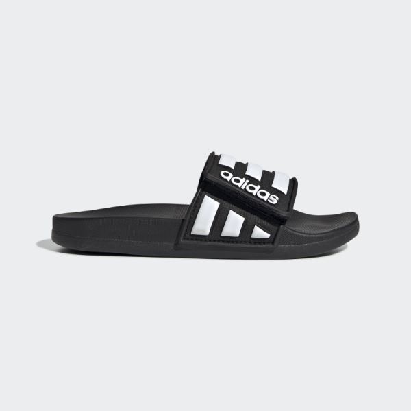 Adilette Comfort Adjustable Slides Black Adidas