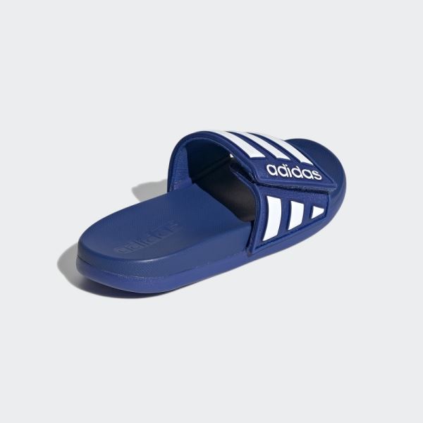 Adidas Adilette Comfort Adjustable Slides Royal Blue