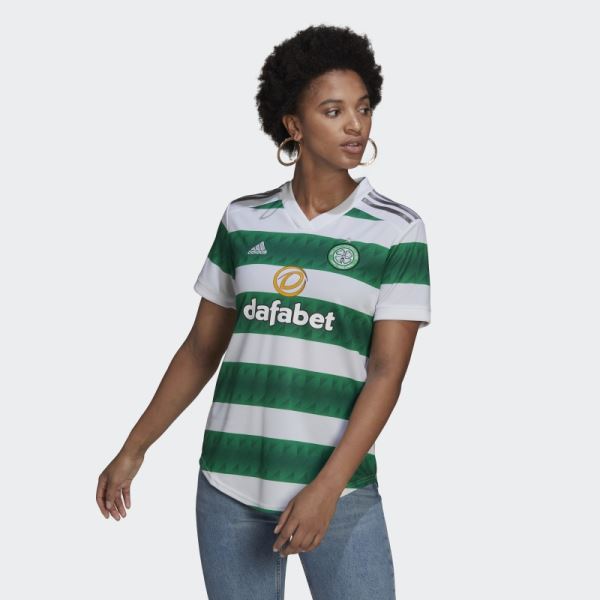 White Celtic FC 22/23 Home Jersey Adidas