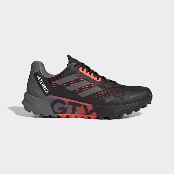 Adidas Black Terrex Agravic Flow GORE-TEX Trail Running Shoes 2.0