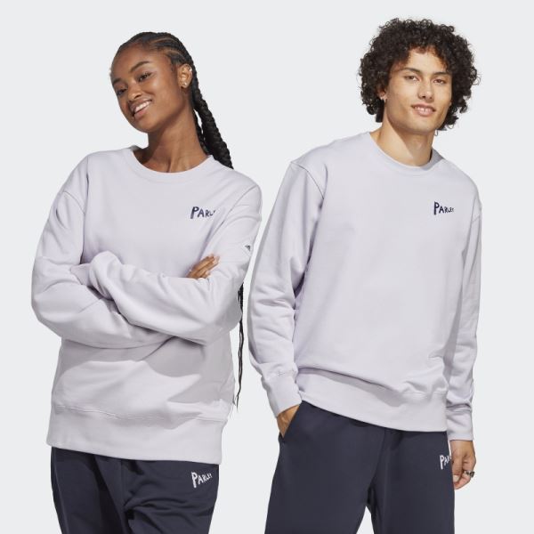 Silver Dawn Adidas x Parley Sweatshirt (Gender Neutral) Fashion